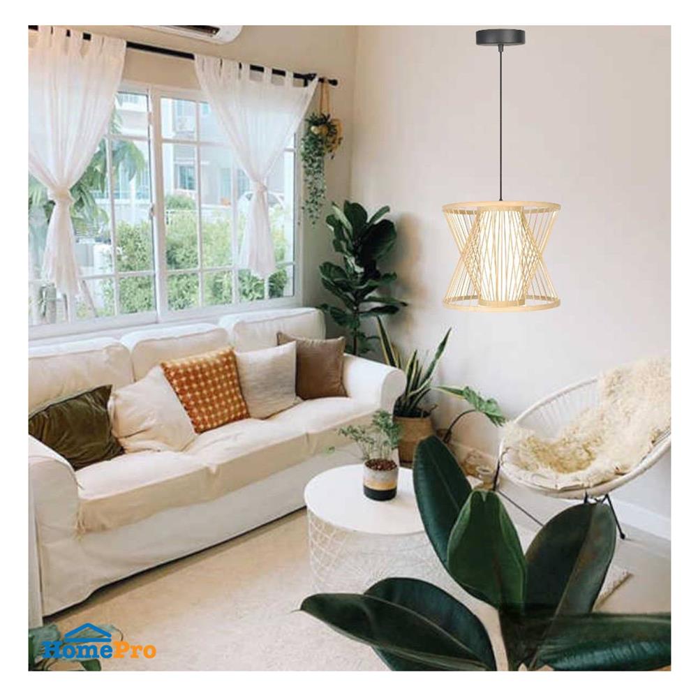 ไฟช่อ LUMAX 01-03076 สีน้ำตาล/ขาว/ดำ 1 หัว