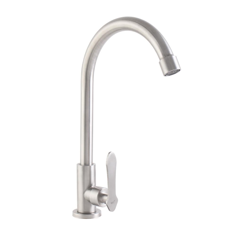 ก๊อกซิงค์เดี่ยวเคาน์เตอร์ WS WS-2231J สเตนเลส