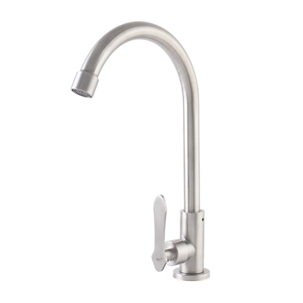 ก๊อกซิงค์เดี่ยวเคาน์เตอร์ WS WS-2231J สเตนเลส