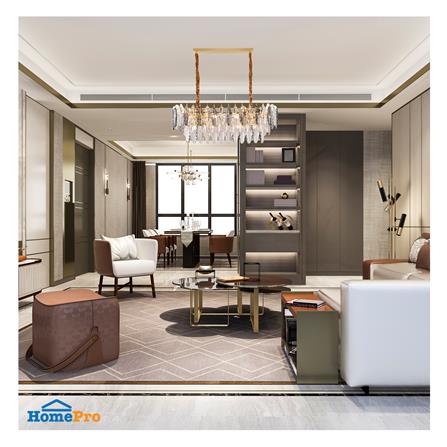 ไฟช่อ EVL CFC-11085 สีดำ/ใส/ทอง 14 หัว_2