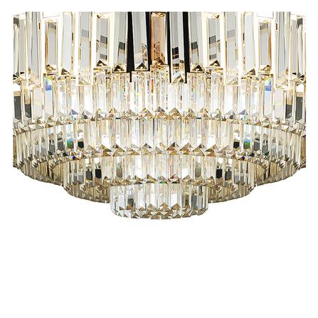 ไฟช่อ L&E 01-02579 สีทอง/ใส 23 หัว_1