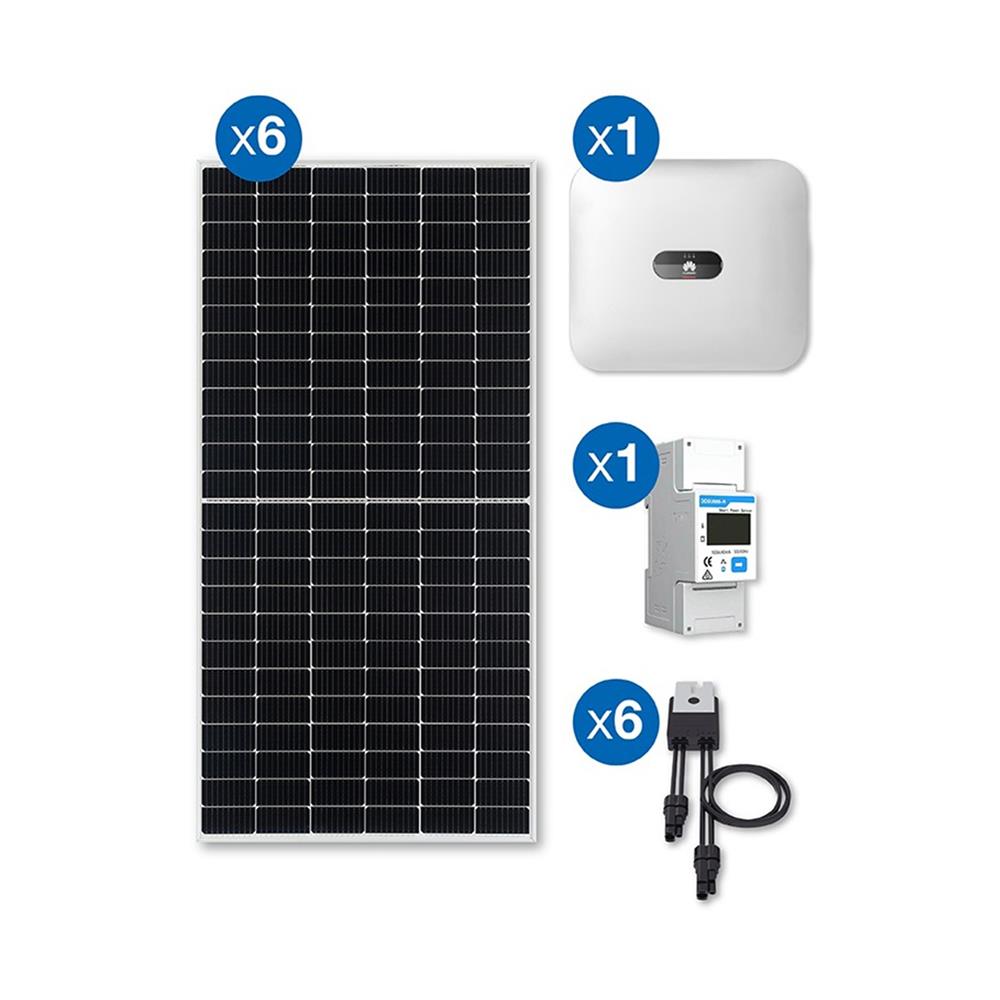 ชุดโซลาร์รูฟ HOME SOLAR 3.57KWP 1 เฟส PREMIUM PACKAGE