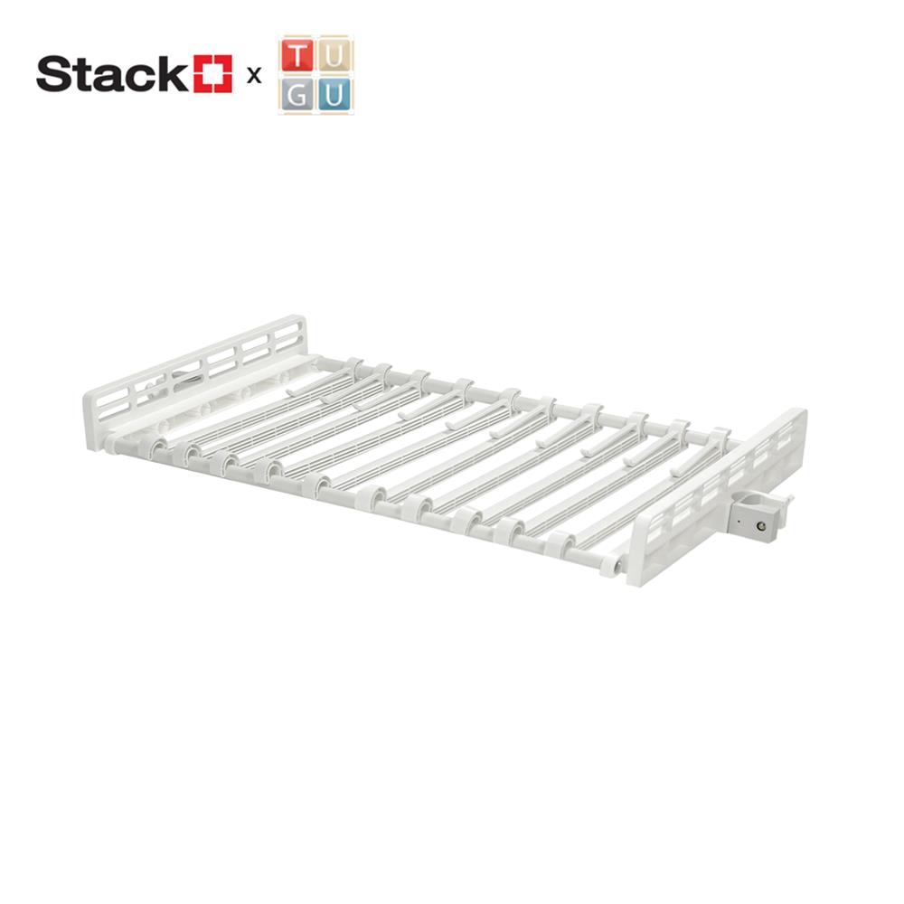 ชั้นวางของปรับระยะ STACKO X TUGU 85 ซม. สีขาว