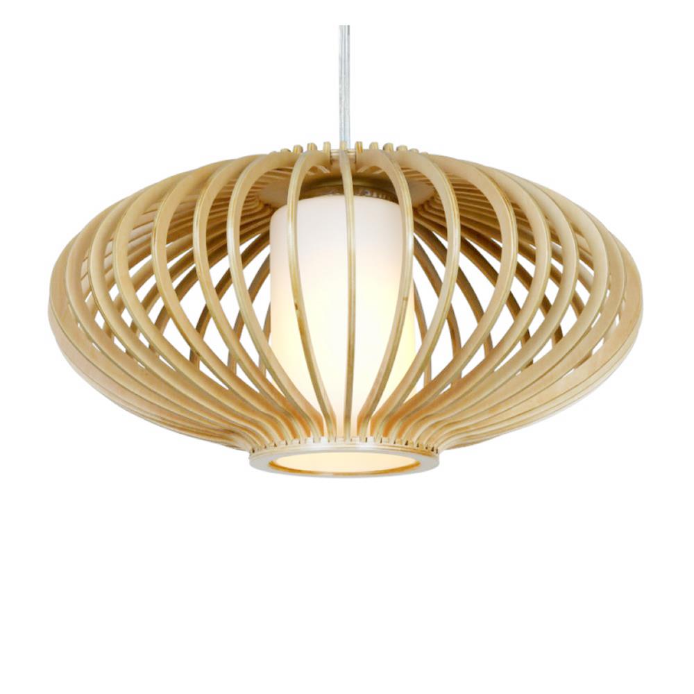 ไฟช่อ LUMAX 01-02976 สีน้ำตาล/ขาว 1 หัว