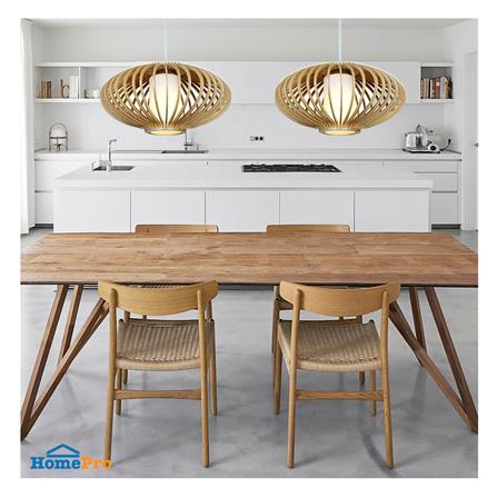 ไฟช่อ LUMAX 01-02976 สีน้ำตาล/ขาว 1 หัว_2