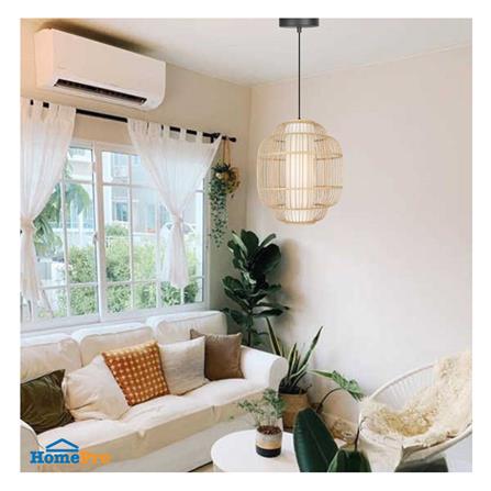 ไฟช่อ LUMAX 01-03075 สีน้ำตาล/ขาว/ดำ 1 หัว_2