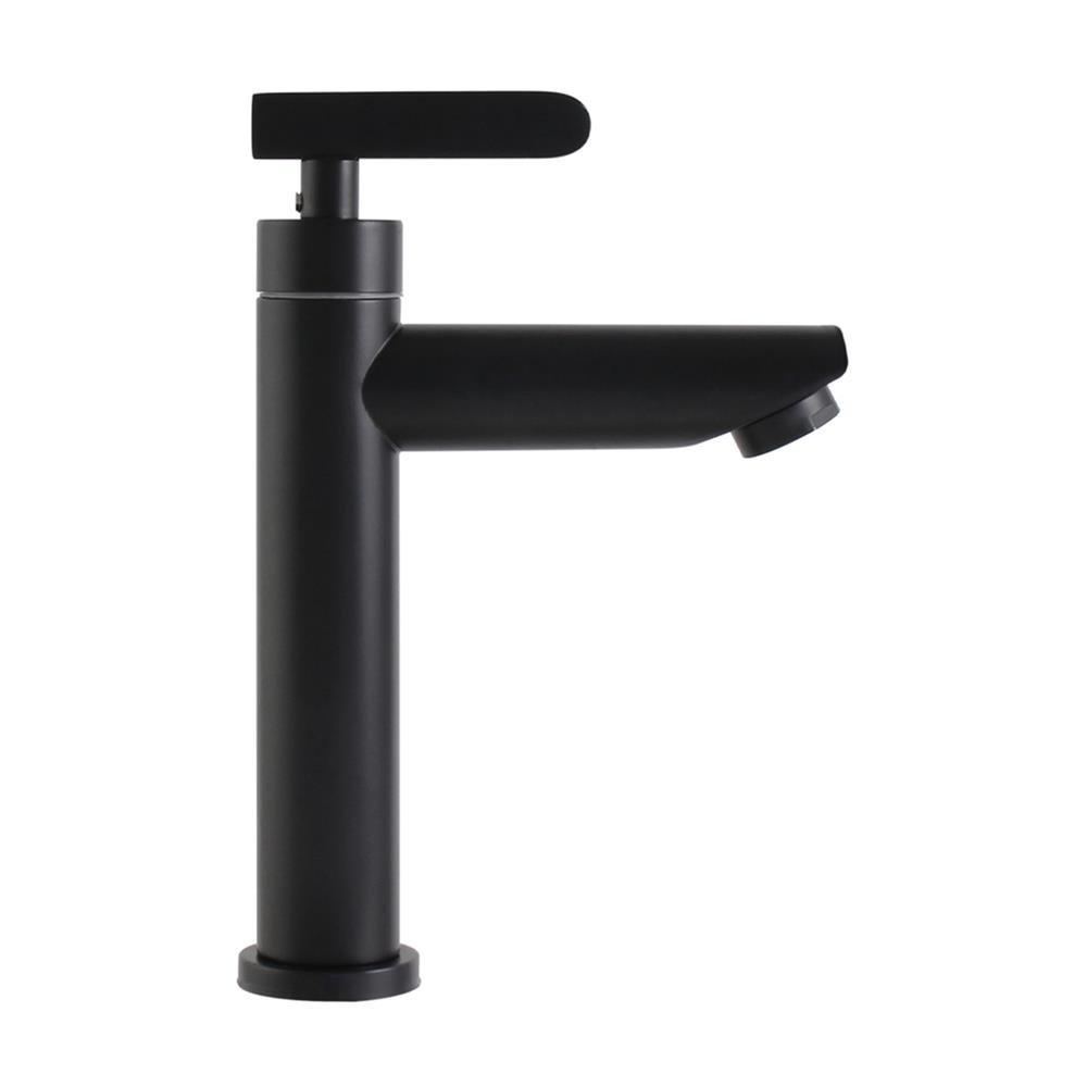 ก๊อกอ่างล้างหน้าเดี่ยว WS WS-2101M-BA สีดำ