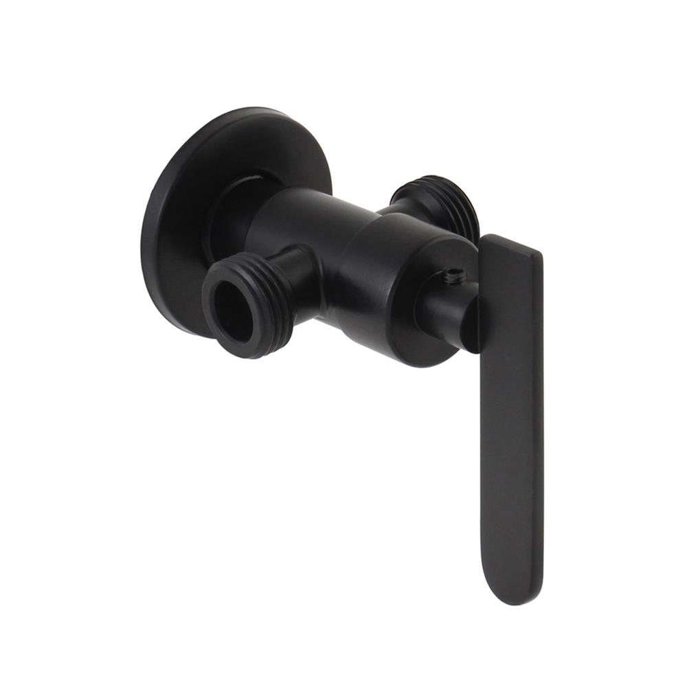 สต๊อปวาล์ว 2 ทาง WS WS-2112-BA สีดำ