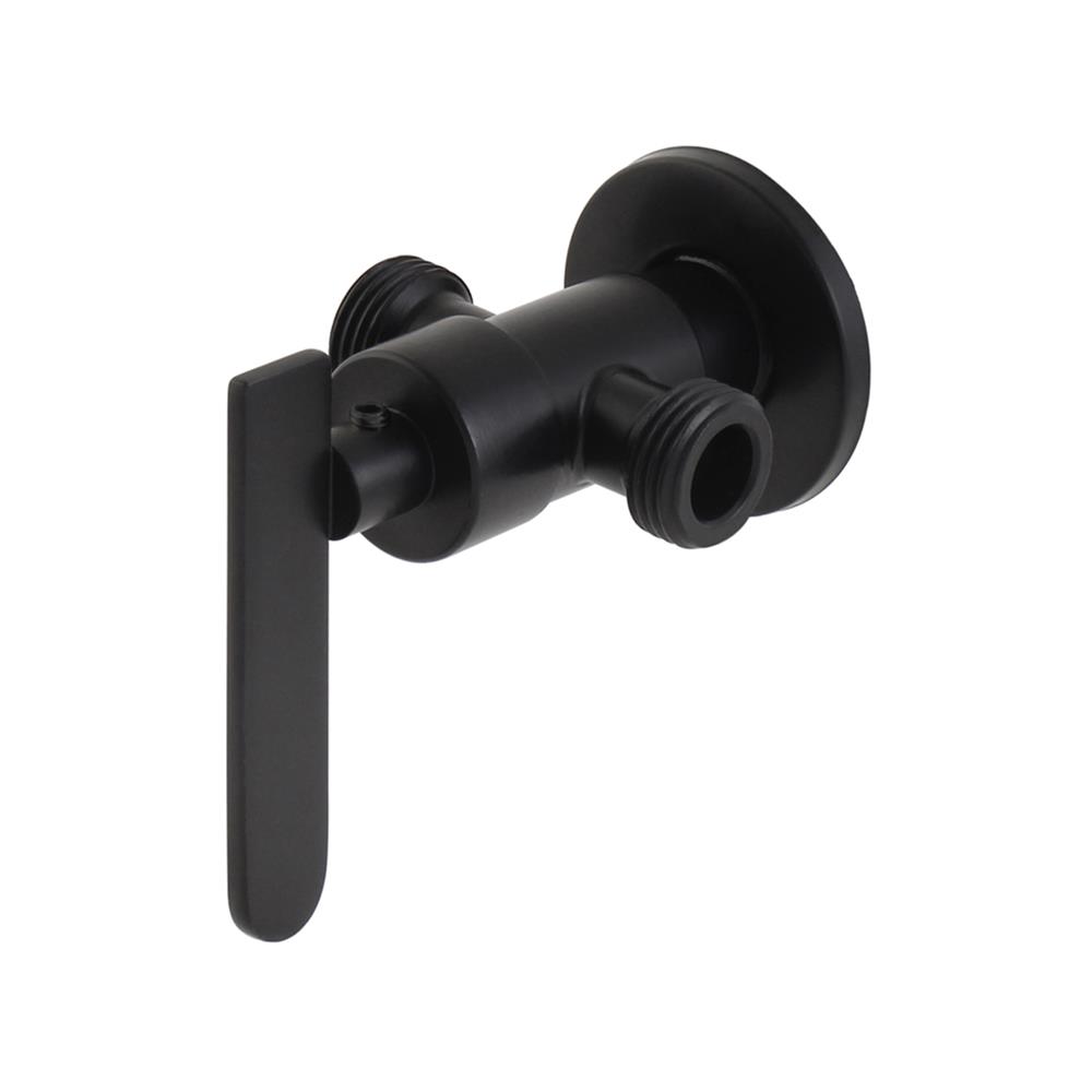 สต๊อปวาล์ว 2 ทาง WS WS-2112-BA สีดำ