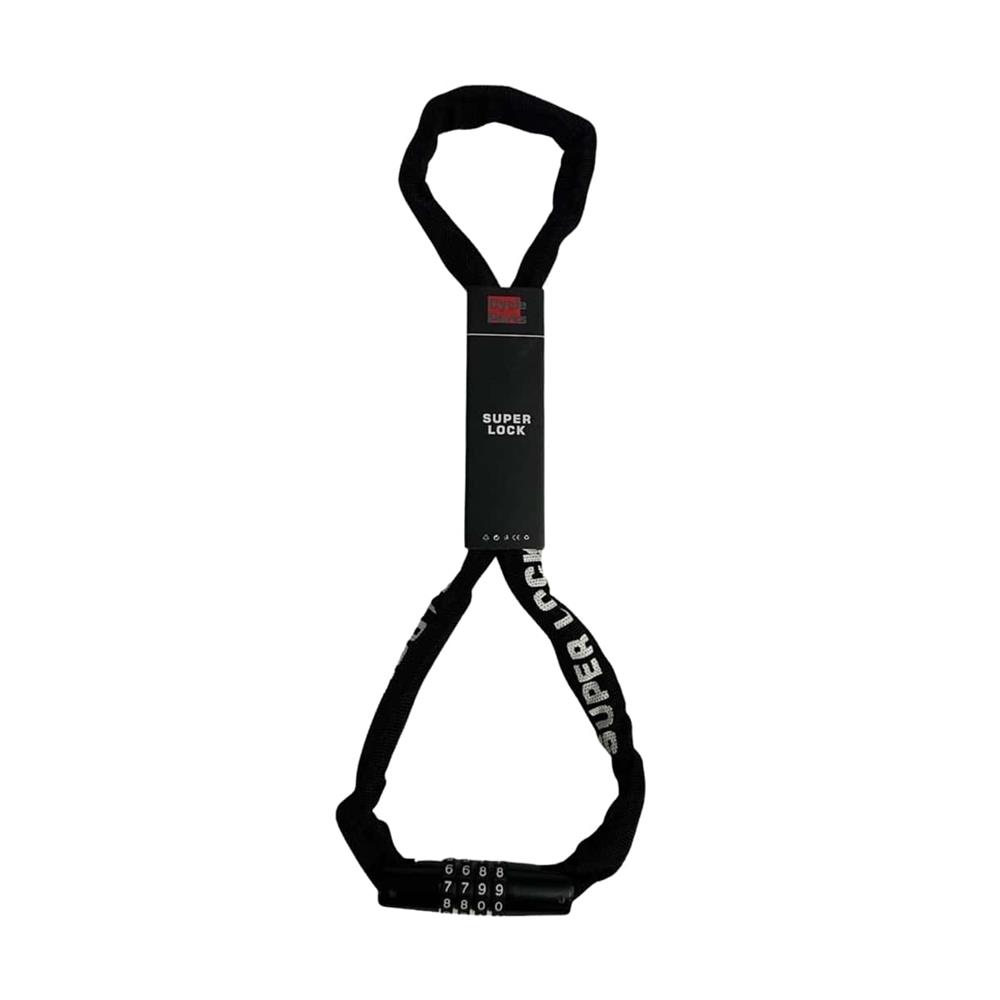 อุปกรณ์ล็อกโซ่รหัส SUPER LOCK สีดำ
