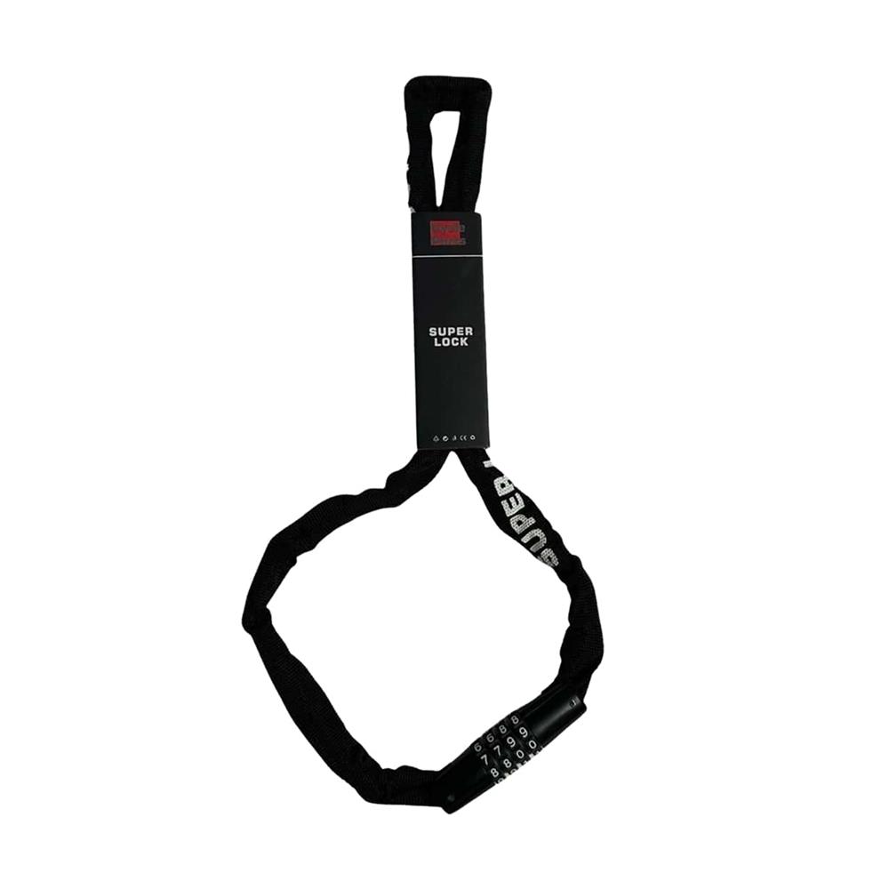 อุปกรณ์ล็อกโซ่รหัส SUPER LOCK สีดำ