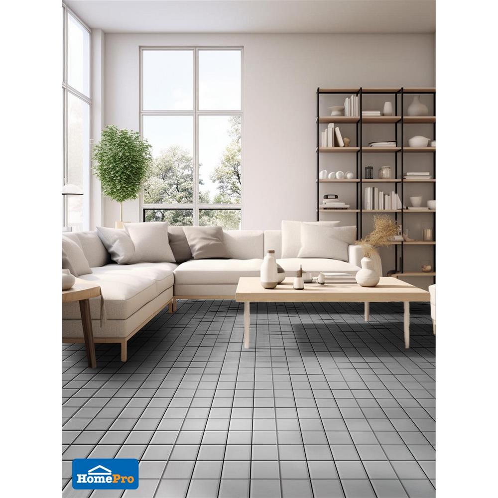 กระเบื้องพื้น 16x16 นิ้ว COTTO ดีเซมเบอร์ ขาว PM 0.96 ตร.ม.