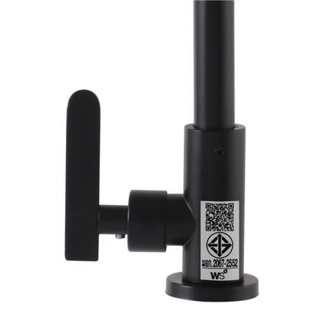 ก๊อกซิงค์เดี่ยวเคาน์เตอร์ WS WS-2131J-BA สีดำ_3