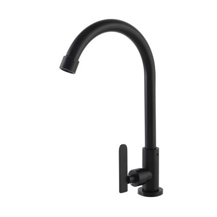 ก๊อกซิงค์เดี่ยวเคาน์เตอร์ WS WS-2131J-BA สีดำ_1