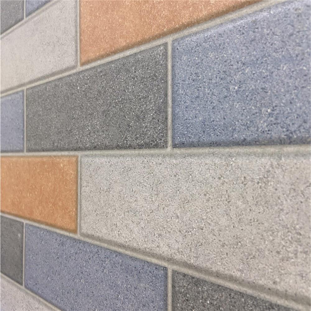 กระเบื้องพื้น 16x16 นิ้ว ภูผา อิฐล้อม มิกซ์ เทา PM 0.96 ตร.ม.