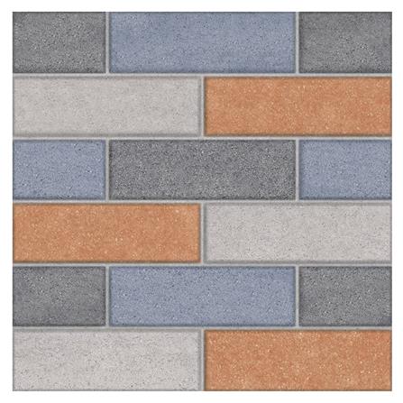 กระเบื้องพื้น 16x16 นิ้ว ภูผา อิฐล้อม มิกซ์ เทา PM 0.96 ตร.ม._0