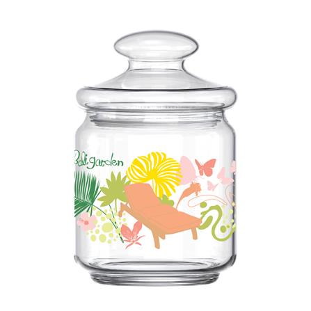 ขวดโหลแก้วฝาดึง OCEAN GLASS BALI GARDEN 0.5 ลิตร_0