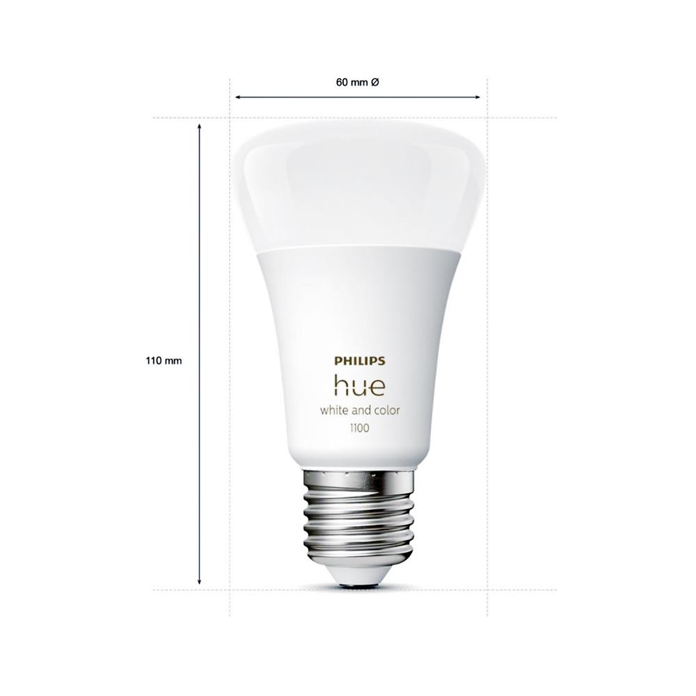 หลอด LED PHILIPS A60 HUE 9.5 วัตต์ RGB E27