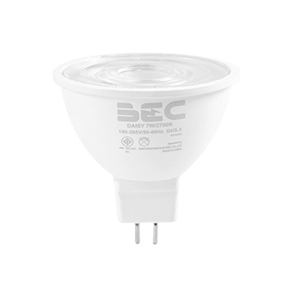 หลอด LED MR16/PAR DAISY 7 วัตต์ WARM WHITE GU5.3