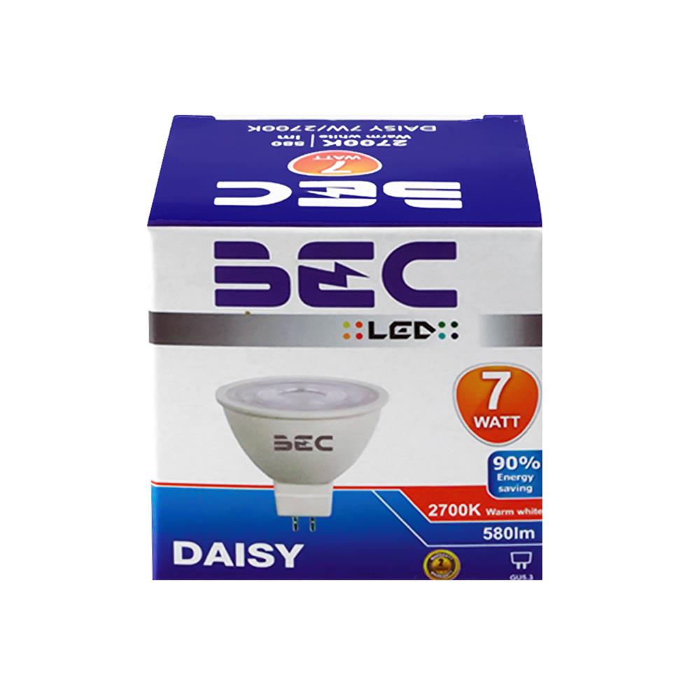 หลอด LED MR16/PAR DAISY 7 วัตต์ WARM WHITE GU5.3