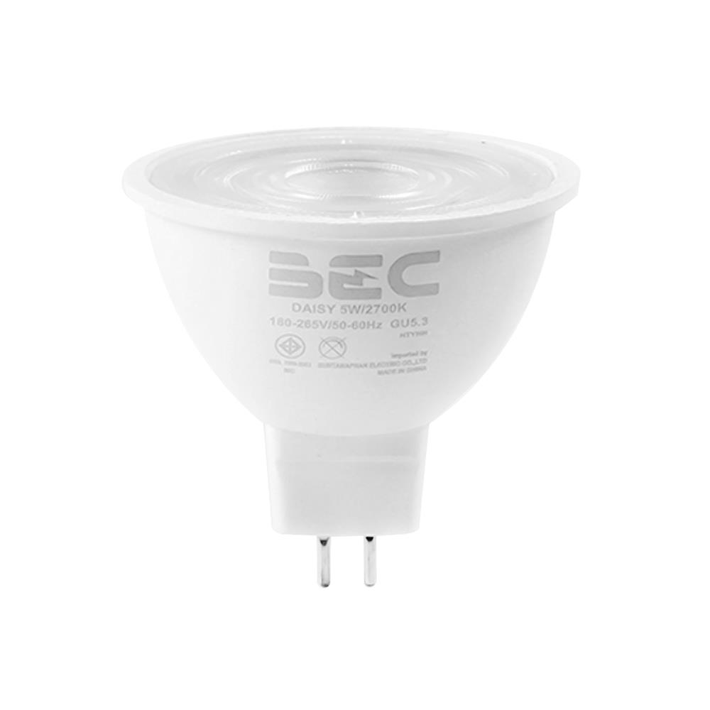 หลอด LED BEC MR16/PAR DAISY 5 วัตต์ WARM WHITE GU5.3