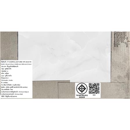 กระเบื้องพื้น 16x16 นิ้ว ภูผา ช่อฟ้า เทาอ่อน PM 0.96 ตร.ม._6