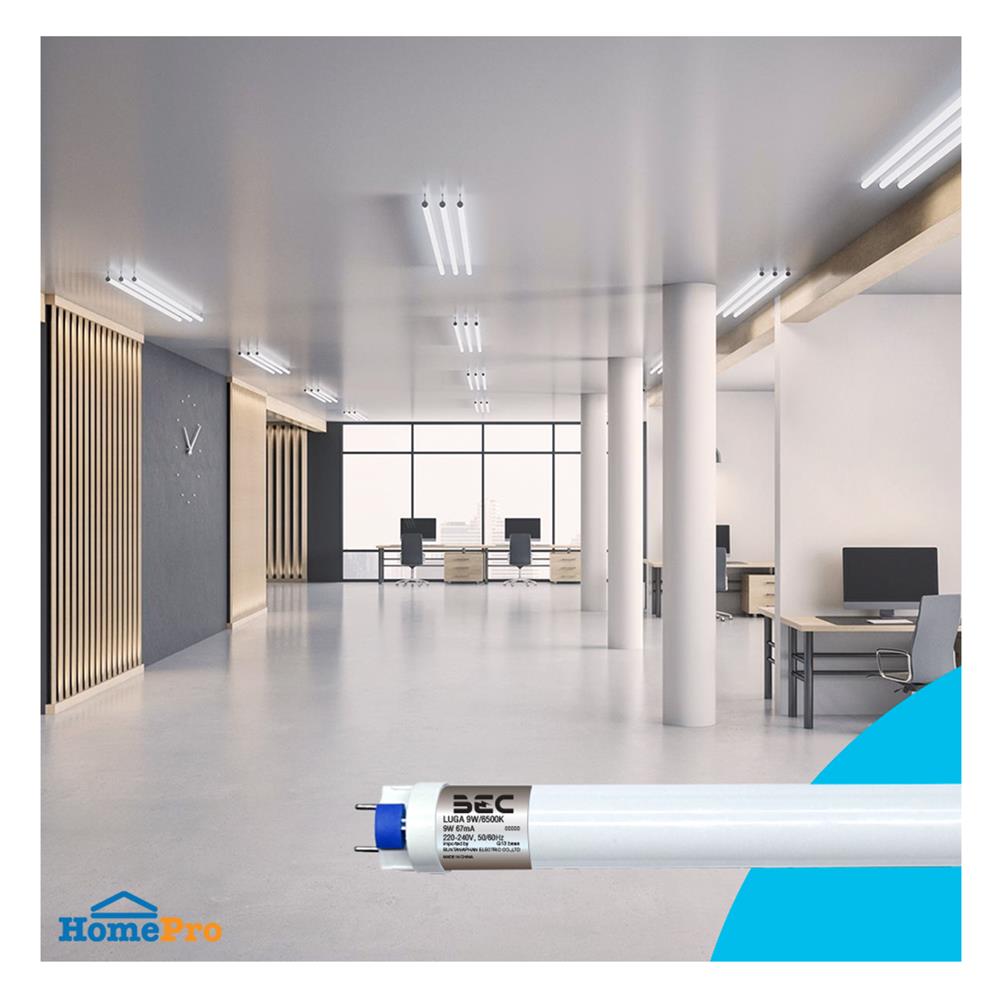 หลอด LED สั้น BEC T8 LUGA DE 9 วัตต์ DAYLIGHT G13