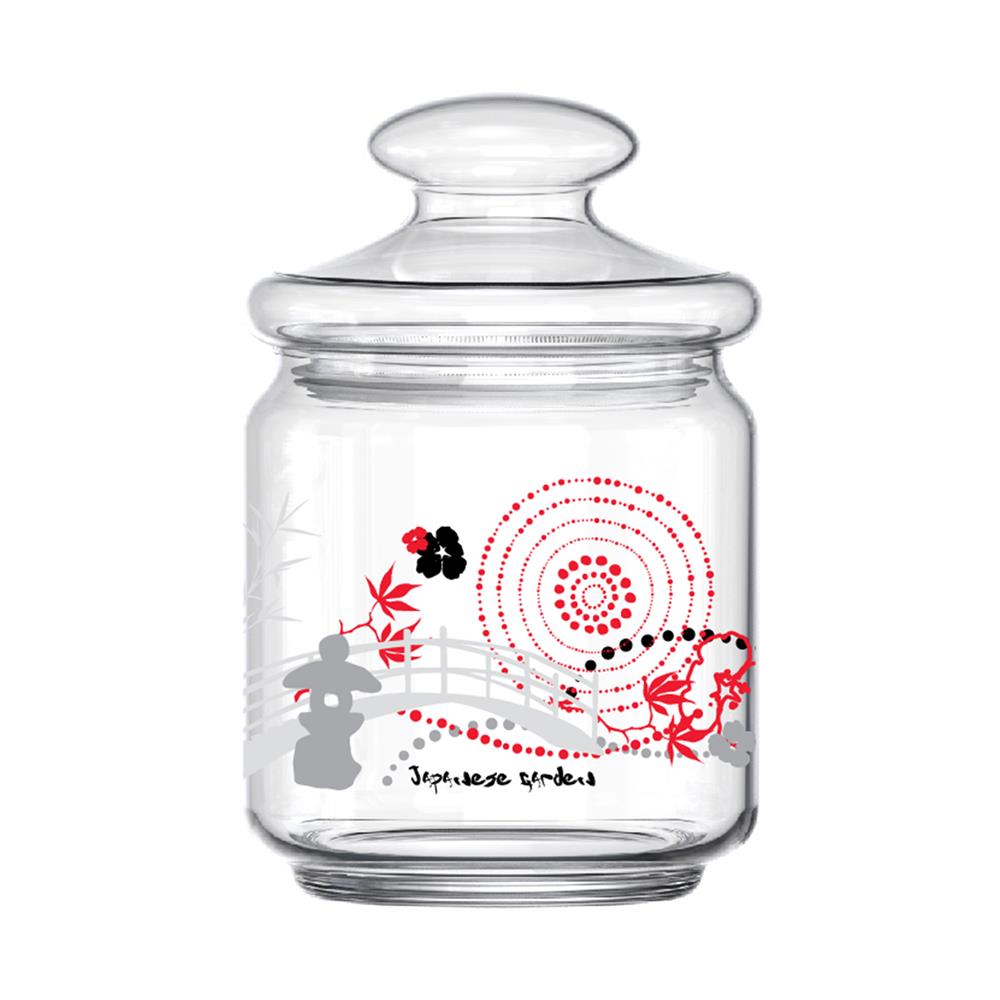 ขวดโหลแก้วฝาดึง OCEAN GLASS JAPANESE GARDEN 0.5 ลิตร