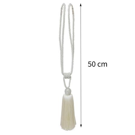 สายรวบม่าน HOME LIVING STYLE GLITTER สีครีม_4