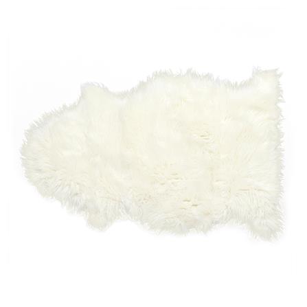 พรมขนแกะเทียม BENETTA ALICIA 60X90 ซม. สีขาว_0