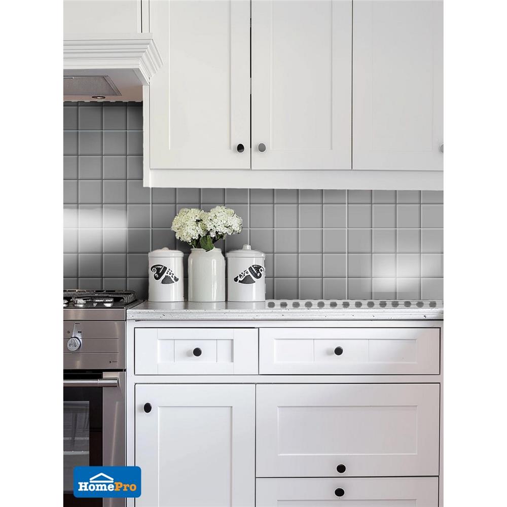 กระเบื้องพื้น 16x16 นิ้ว COTTO ดีเซมเบอร์ เทา PM 0.96 ตร.ม.