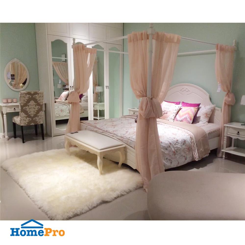 พรมขนแกะเทียม BENETTA ALICIA 120X180 ซม. สีขาว