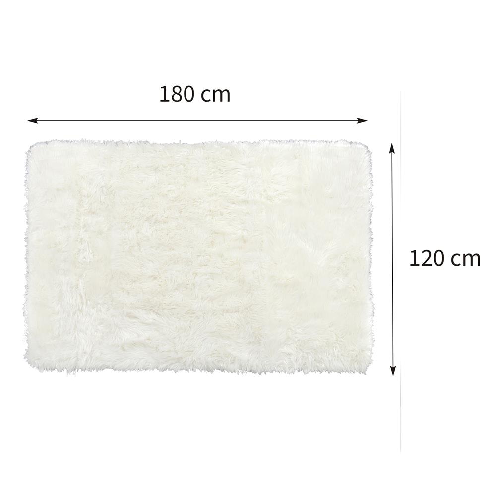 พรมขนแกะเทียม BENETTA ALICIA 120X180 ซม. สีขาว