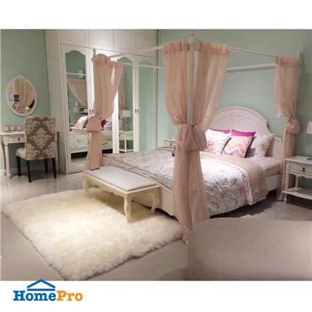 พรมขนแกะเทียม BENETTA ALICIA 120X180 ซม. สีขาว_5