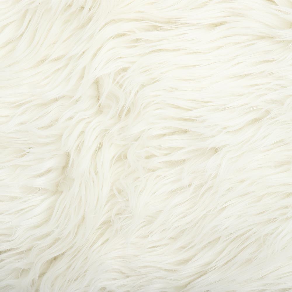 พรมขนแกะเทียม BENETTA ALICIA 100X180 ซม. สีขาว