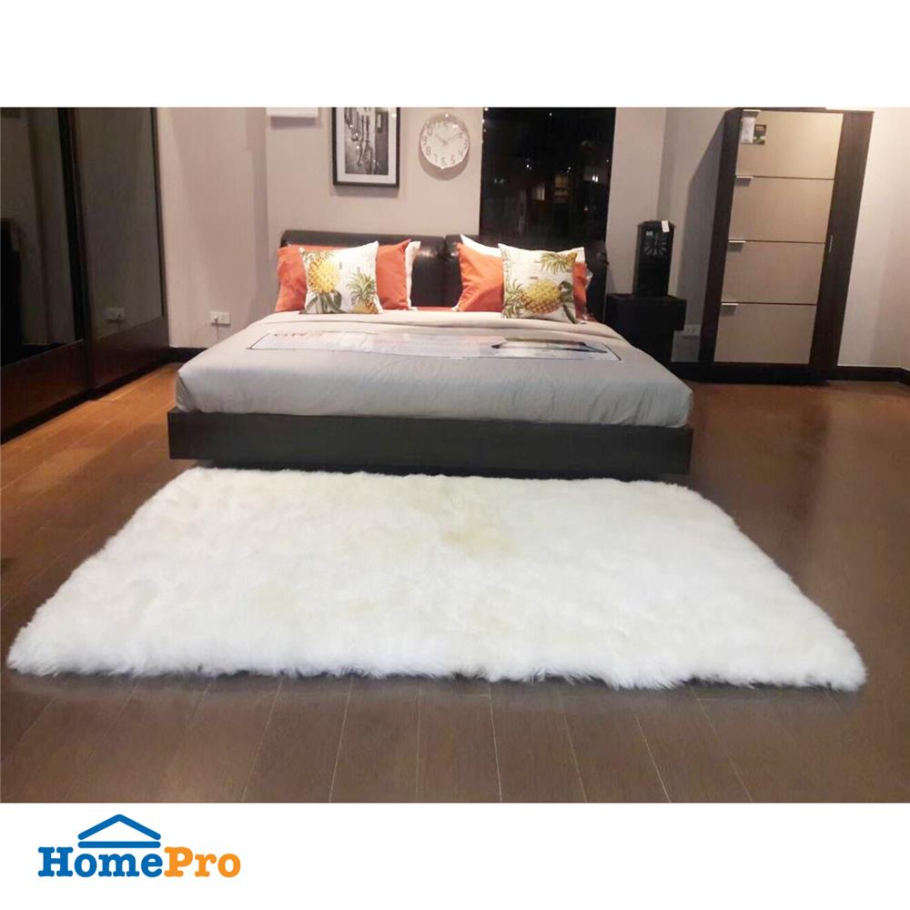 พรมขนแกะเทียม BENETTA ALICIA 150X210 ซม. สีขาว