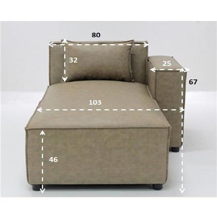 โซฟา KONCEPT ROBERTO 19213273 สีน้ำตาลอ่อน_4