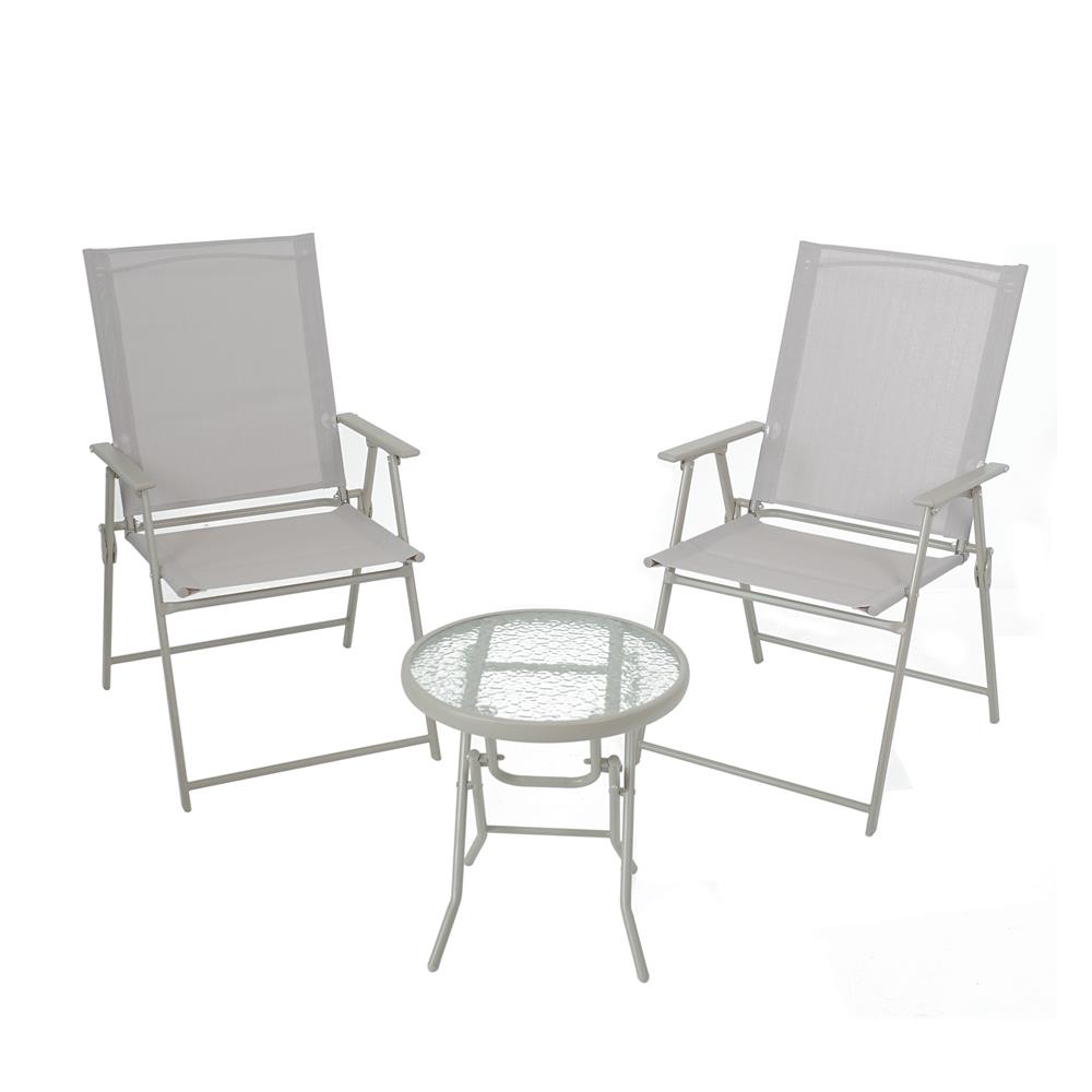 ชุดสนาม 2 ที่นั่ง SPRING BARISO สีเทา_0