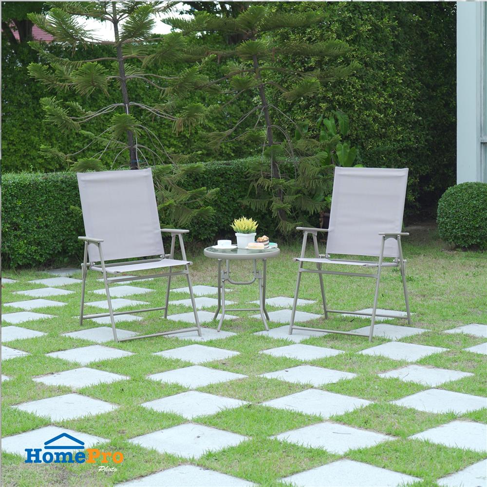 ชุดสนาม 2 ที่นั่ง SPRING BARISO สีเทา