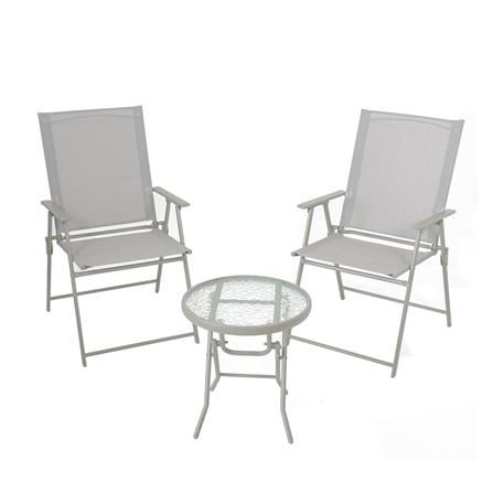 ชุดสนาม 2 ที่นั่ง SPRING BARISO สีเทา_1