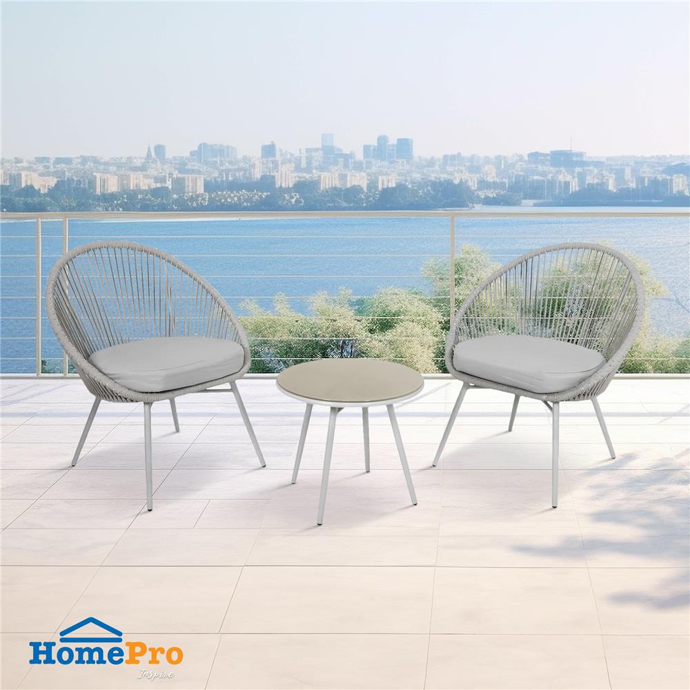 ชุดสนาม 2 ที่นั่ง BENETTA CAMILA สีเทา