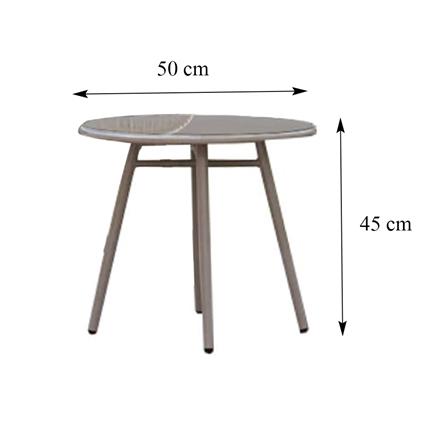 ชุดสนาม 2 ที่นั่ง BENETTA CAMILA สีเทา_7