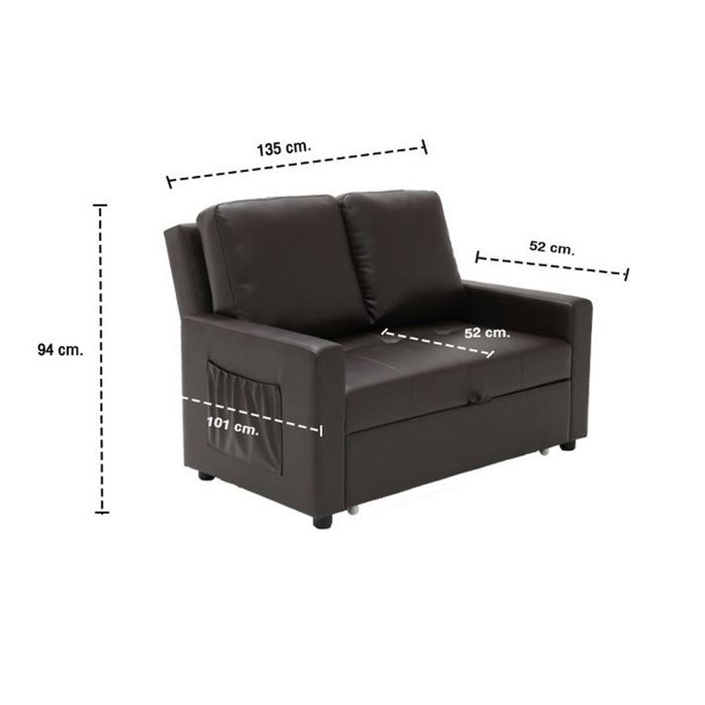 โซฟาเบด KONCEPT SHASA 19220658 สีน้ำตาล