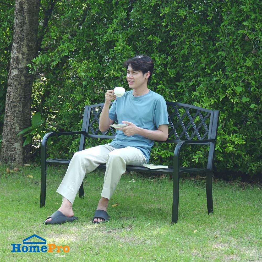 ม้านั่งสนาม SPRING MAXWELL สีดำ