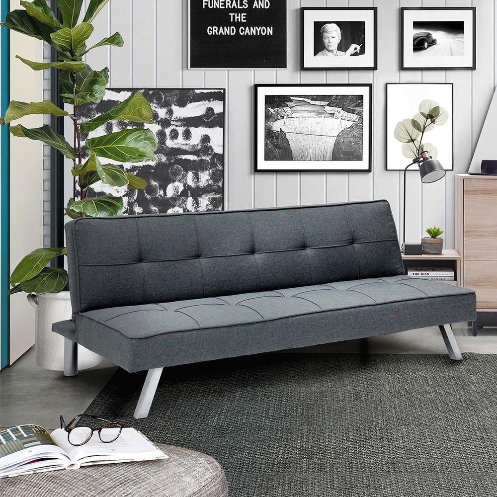 โซฟาเบด 3 ที่นั่ง KONCEPT LODER 19141674 สีเทา