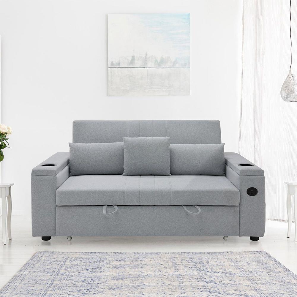 โซฟาเบด KONCEPT JAZLYN 19217894 สีเทา