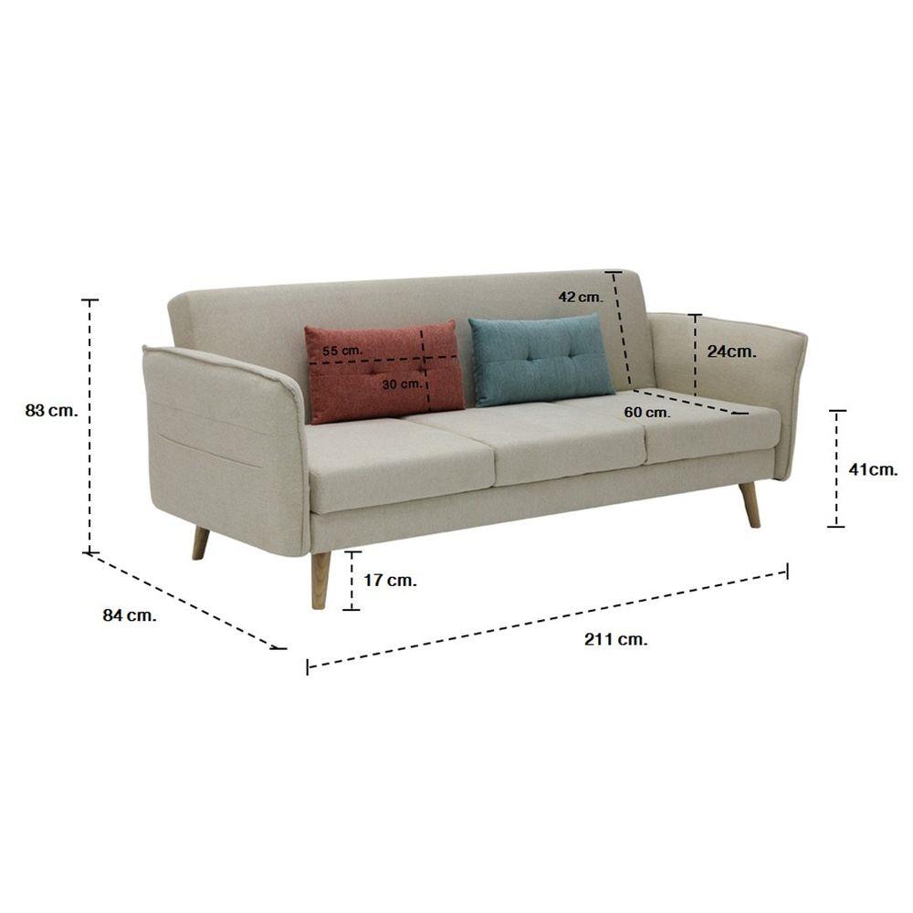 โซฟาเบด KONCEPT FRESH 19210898 สีครีม