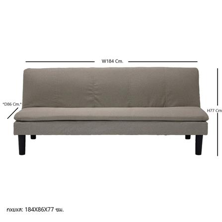 โซฟาเบด KONCEPT MONICK 19197690 สีน้ำตาลอ่อน_4