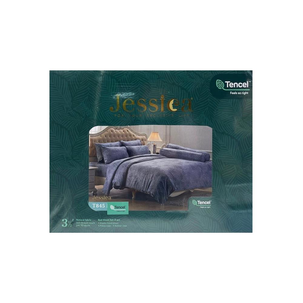 ชุดผ้าปูที่นอน 3.5 ฟุต 3 ชิ้น JESSICA TENCEL 20166-T845