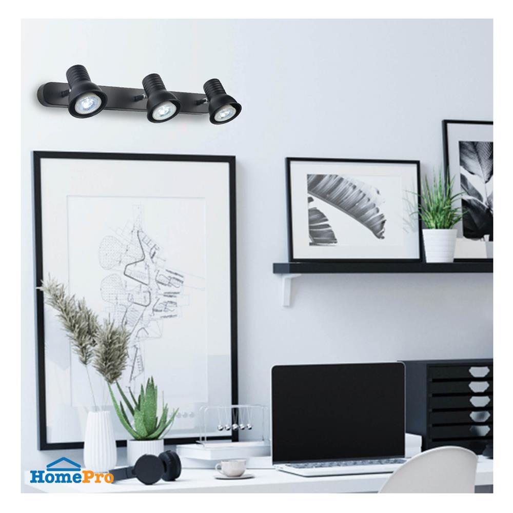 ไฟกิ่งภายใน LUMAX 01-02963 สีดำ 3 หัว